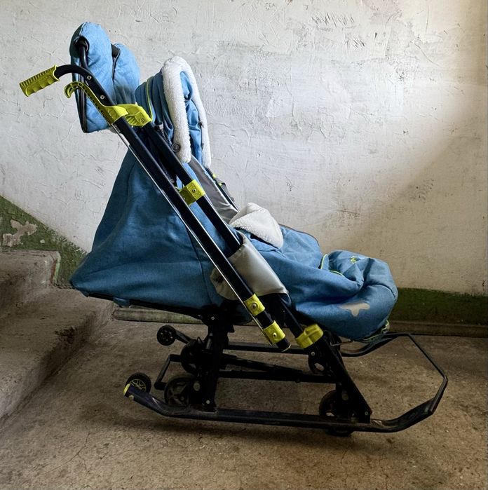 Санки-коляска детские