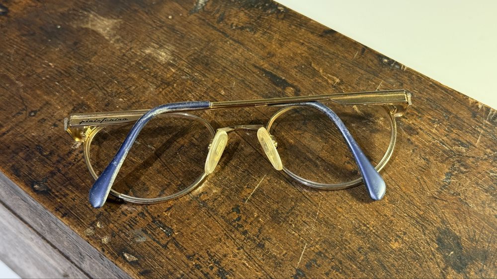 Ochelari rame pininfarina aurii designer de colectie