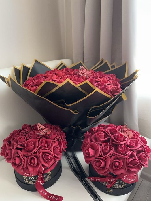Луксозни букети от рози