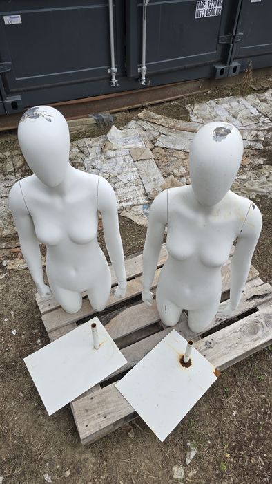 2 busturi manechin dama lovite cu brate detasabile