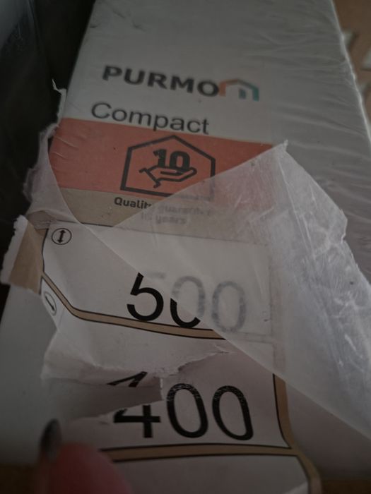 Продам батарею Purmo размер высота 50 см, длина 40 см в упаковке
