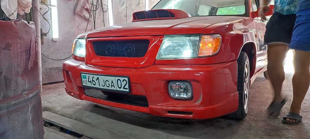 Бампер пороги Subaru forester sg до ресталинг
