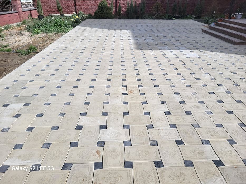 Укладка брусчатки