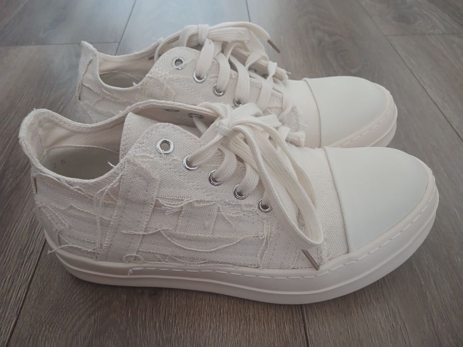 Кеды Rick Owens белые