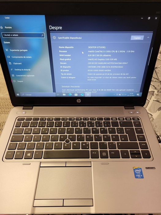 Laptop hp elitebook840