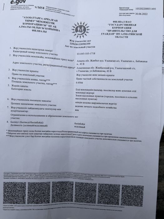 Срочно продам участок