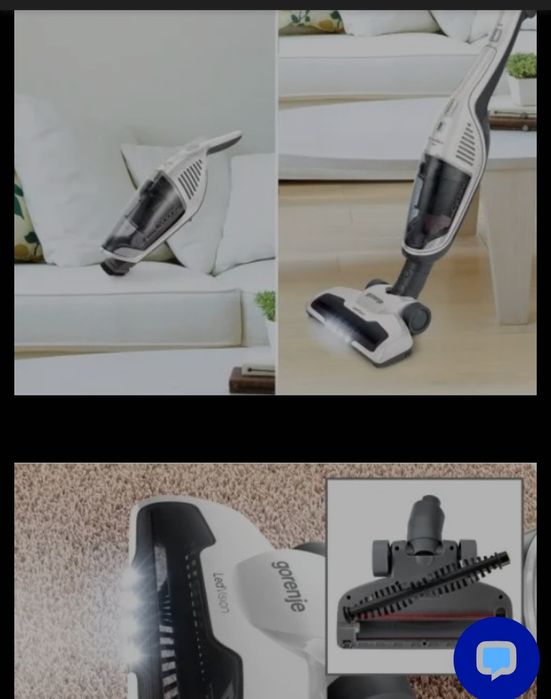 Вертикална прахосмукачка Gorenje 2 в 1