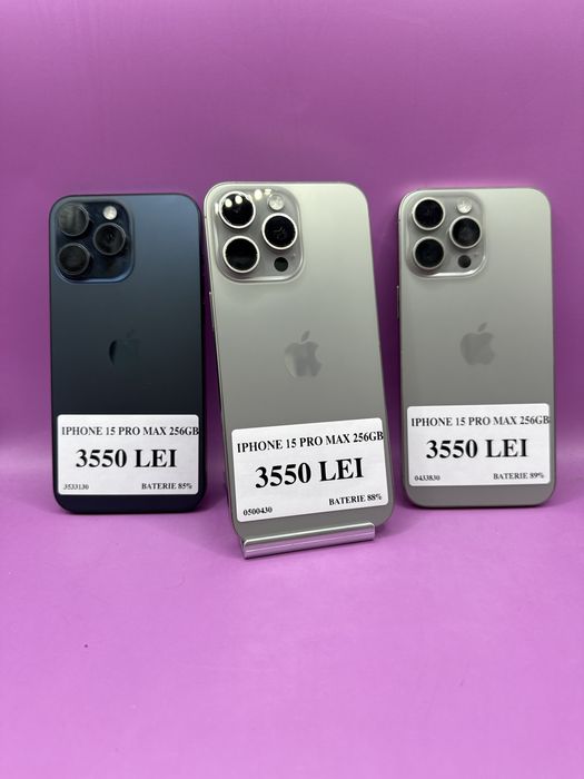 Iphone 15 Pro Max 256gb •Matei Amanet Crangasi•