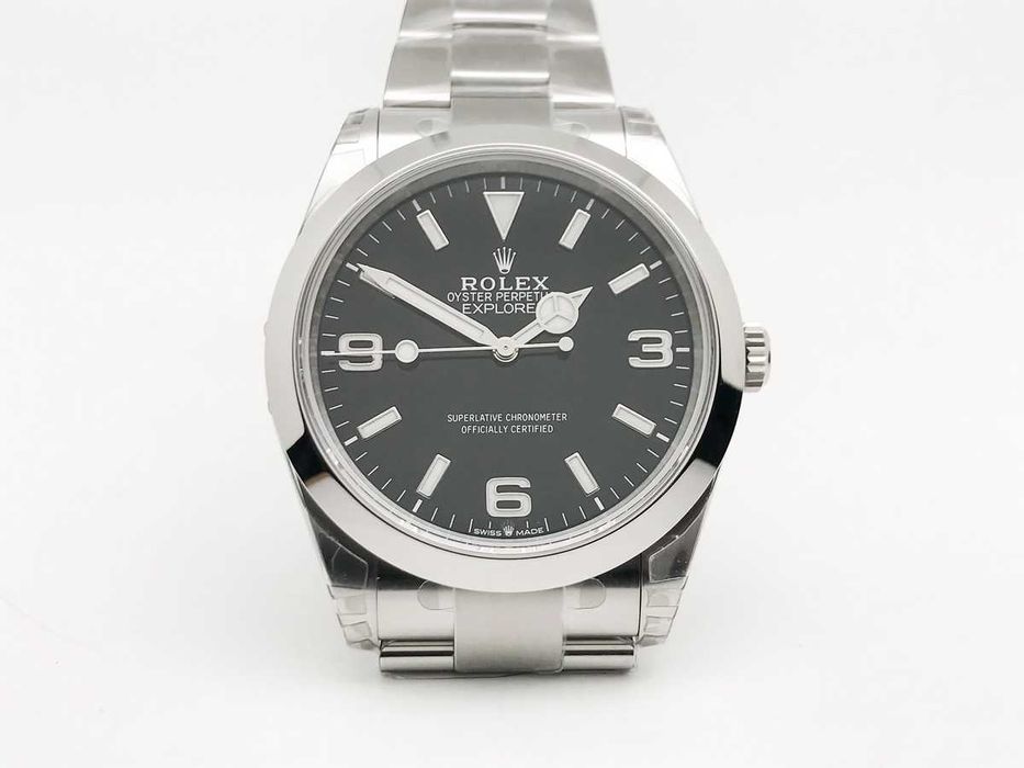 Rolex Explorer 224270 40mm черен циферблат Oyster гривна – мъжки часовник, реални снимки