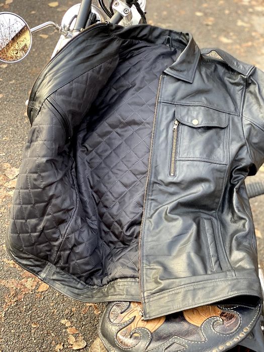 Куртка кожаная. Мужская