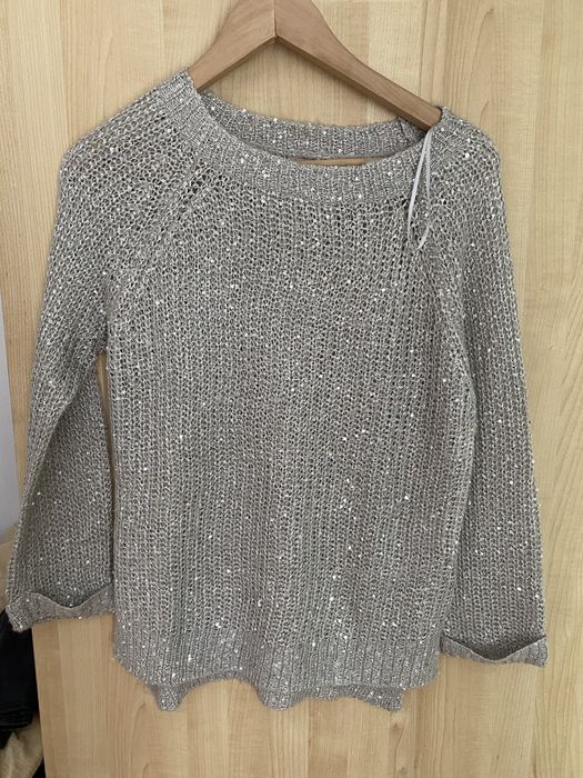 Pulover dama culoarea gri