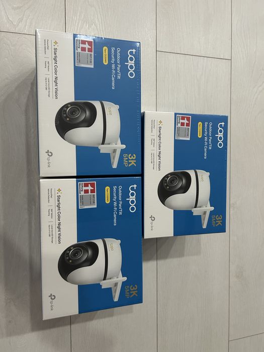 Camere supraveghere 3 x TP link Tapo C530WS noi