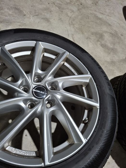 Set jante 225 55 r17  + anvelope iarnă Continental