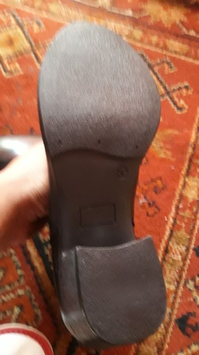 Botine  noi piele naturală Redfoot