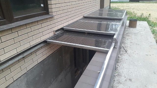 Раздвижной навес на заказ | Лексан, поликарбонат, профнастил | Creativ