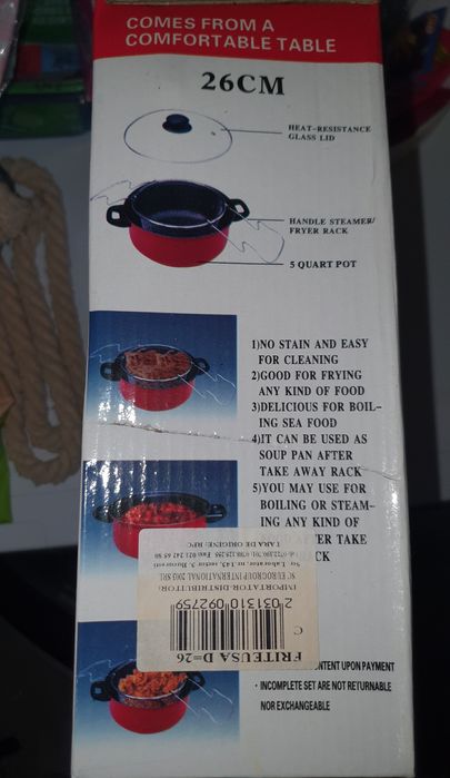 FRITEUZA cu coș și capac