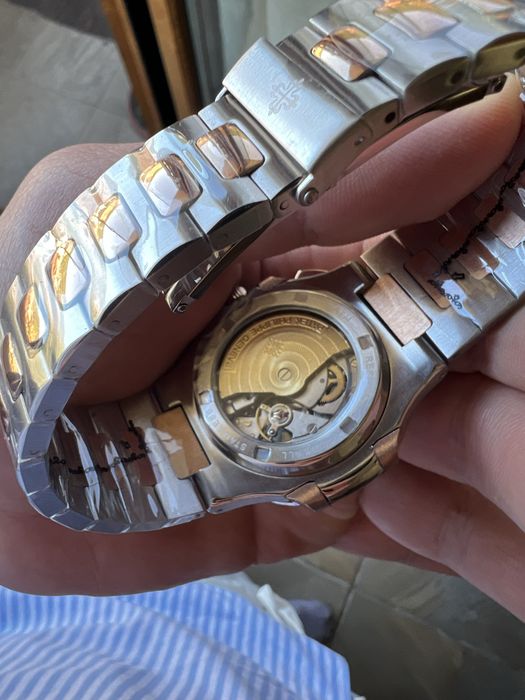 Patek Philippe Nautilus Rose Gold And Blue 40 mm