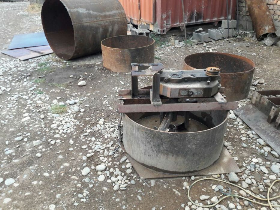 Мешалка и станок для шлака блок