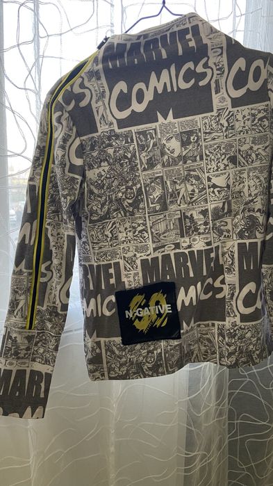 Блуза с принт Marvel,  Negative