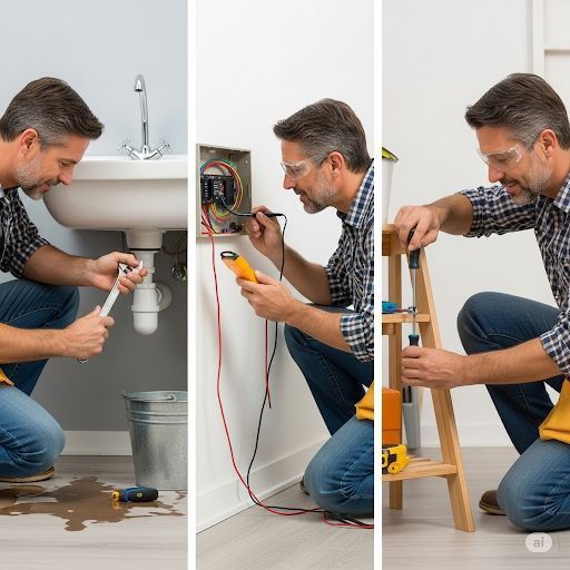 Мастер на час — электрик, сантехник,24/7бытовой ремонт  20 лет стажа