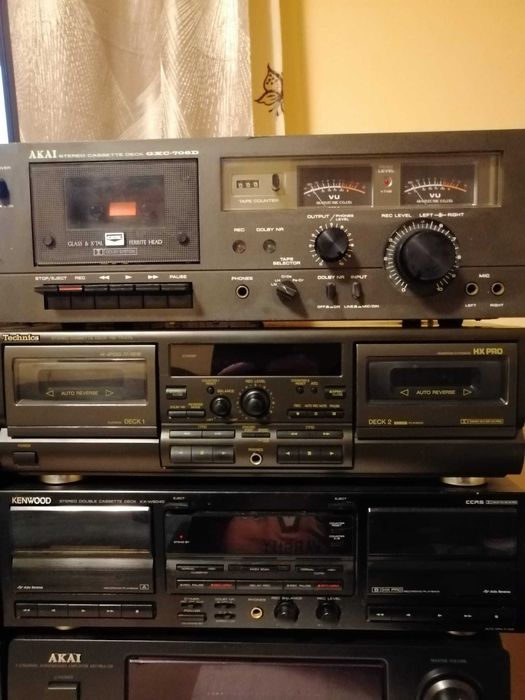 dublu deck technics 474.dublu deck kenwood,deck akai