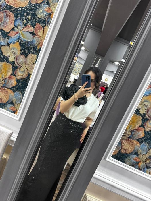 Продам блестящую юбку