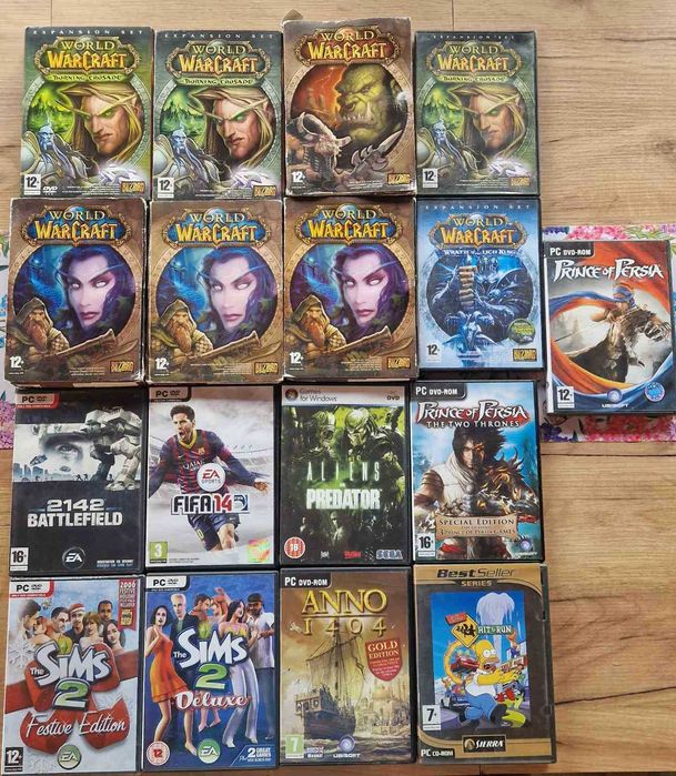 Колекция 17 бр. PC игри
