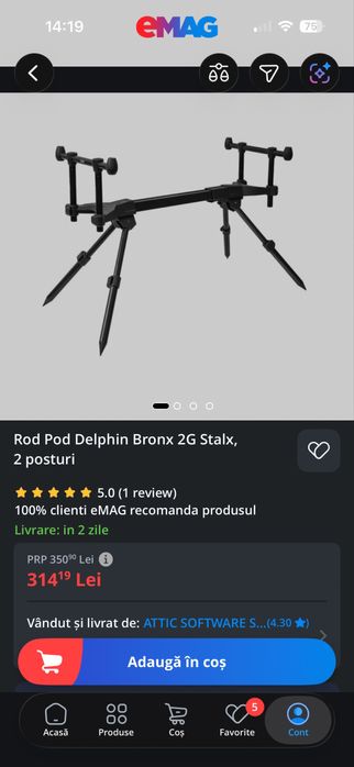 Vand Rod Pod Delphin Bronx 2G