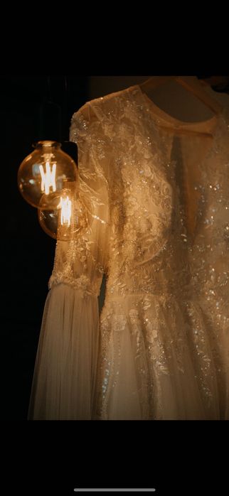 Rochie de mireasa- purtata o singura data