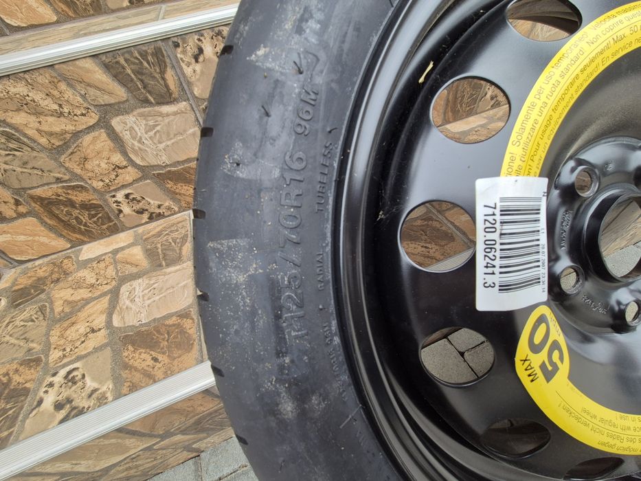 Roata rezerva Slim Audi T 125/70/R16