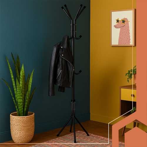 Права закачалка за дрехи / Стояща закачалка за дрехи - два цвята