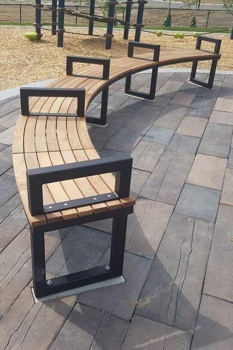 Скамейка металлические т