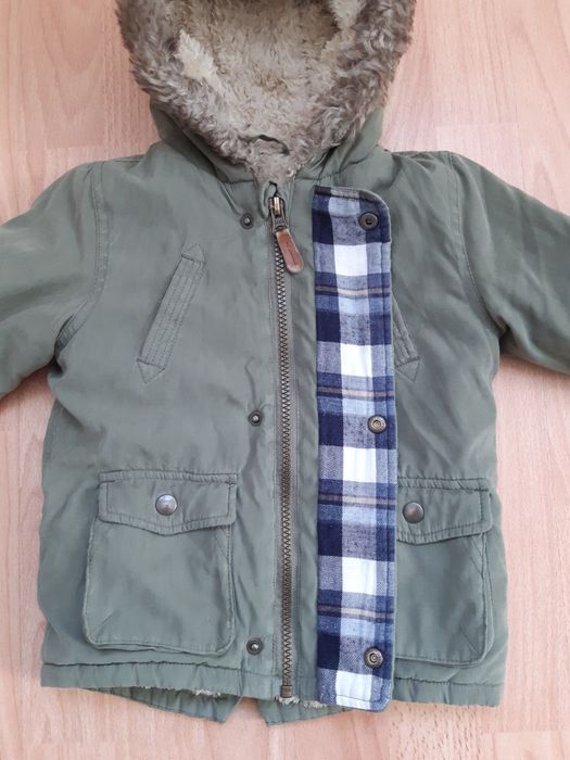 Зимна парка George и ватирани дънки, размер 9-12 м