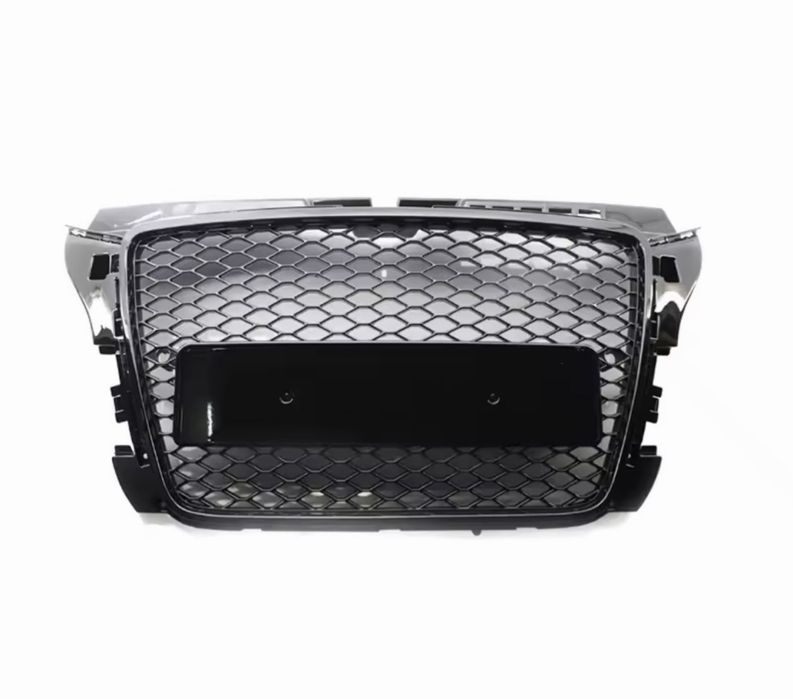 Grila Centrala Fagure Fara Sigla Logo Sport RS3 A3 8P Facelift FL 2008-2012 Negru Lucios Nou