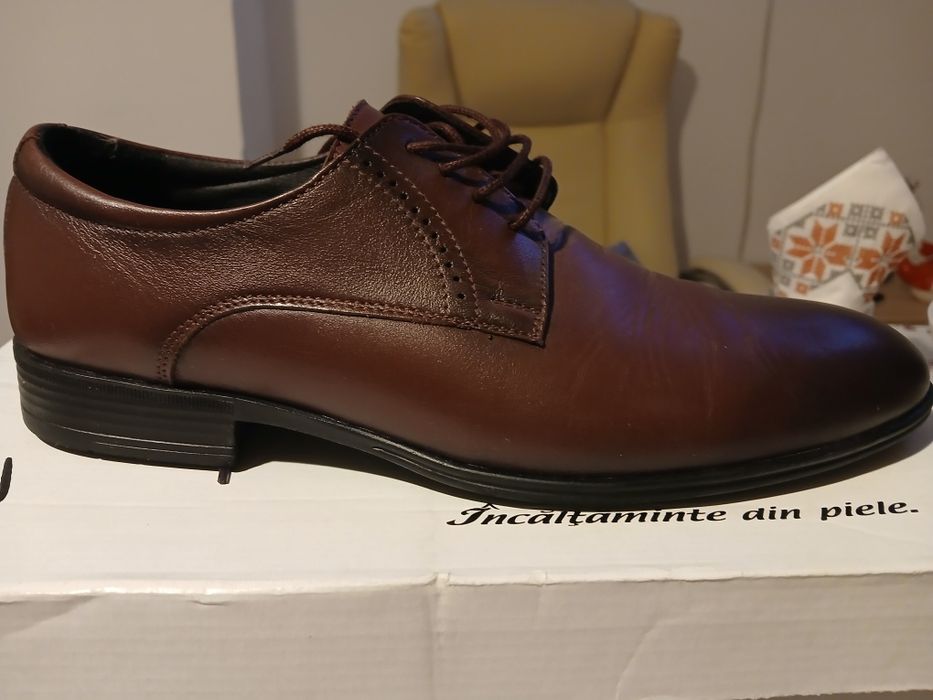 Pantofi piele narurala, nr 40