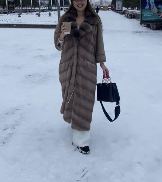 Шуба соболь с норкай