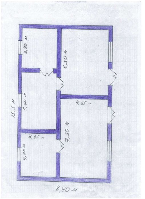 Qibray tumanida 8 sotixda joylashgan 5 xonali uy