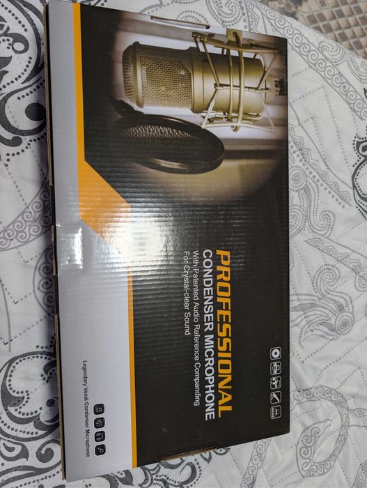 Професионален кондензаторен микрофон – студийно качество