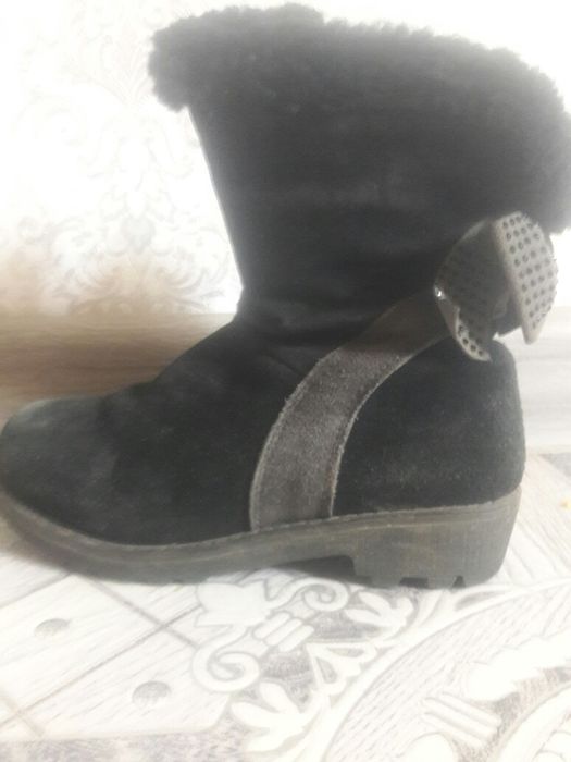 Зимние натуральные сапоги