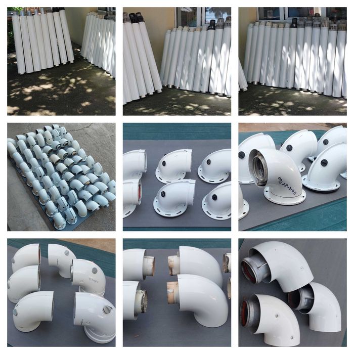 Centrale termice.Sisteme complete pentru evacuare gaze