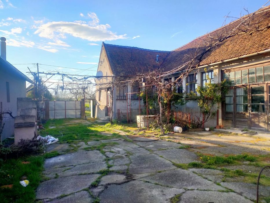Vând casă cu grădină