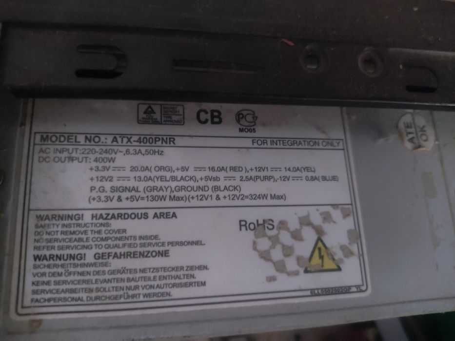 Продам запчасти процессор и блокпитание