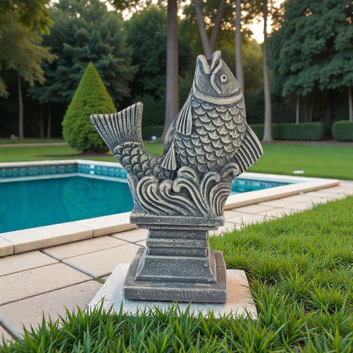 Statuetă decorativă Pește, stil vintage interior/exterior