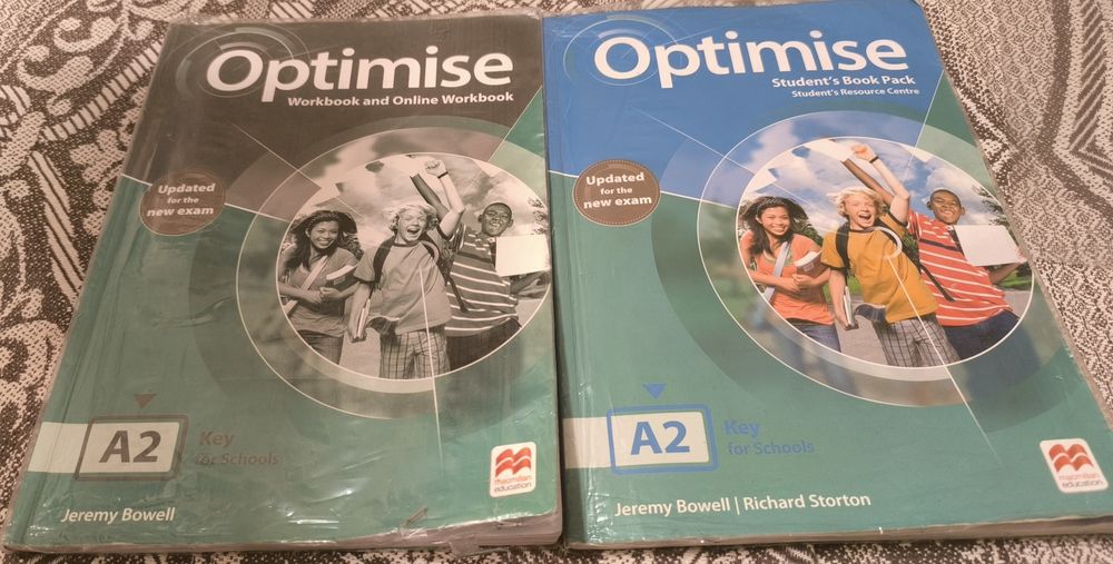 Учебники по английскому языку Optimise, уровень А2, б/у