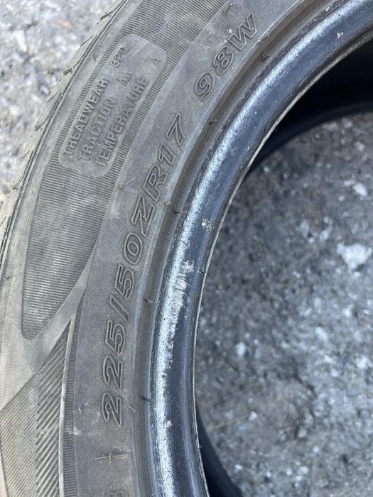 Шины 225/50/17 производство корея