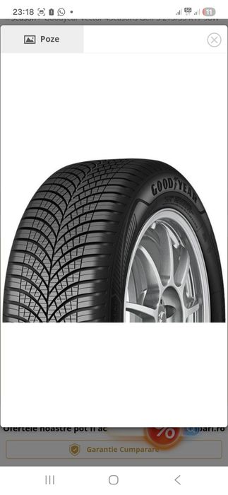 Vand set anvelope 215/55/17 Goodyear AllSeason noi