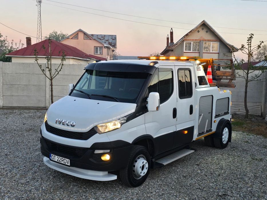 Iveco Daily 70C17 Recuperator Auto SG24 Falkom FAW3000 Furculița Brat Z Tractari Auto