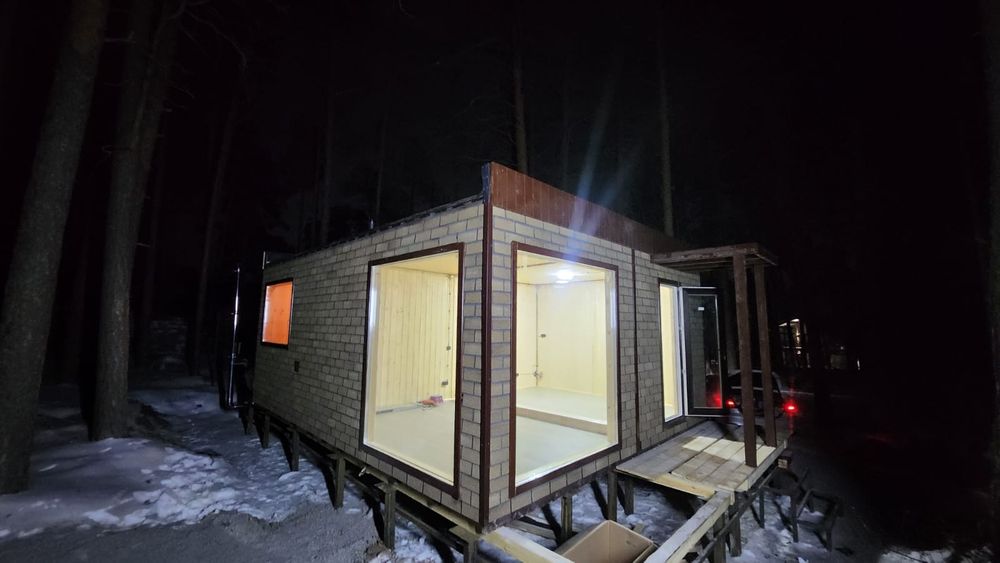 Изготовление каркасных бань.