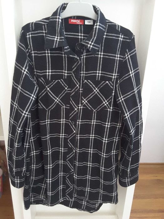 Туника за момиче тип риза до 134 см