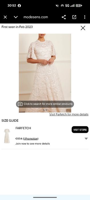 Niddle & Threads rochie originala - varianta scurta până la genunchi